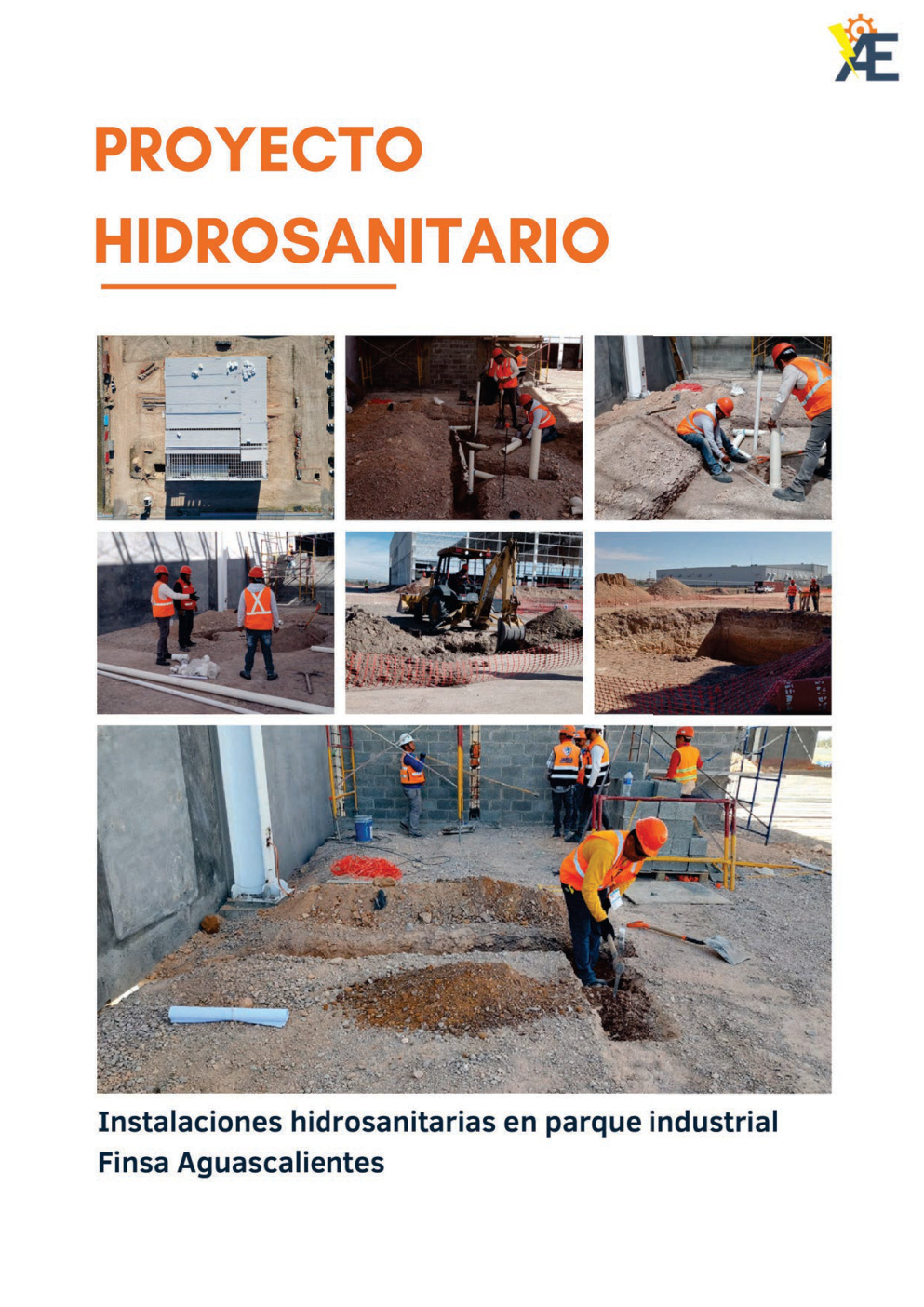Instalaciones hidrosanitarias en parque industrial FINSA Aguascalientes